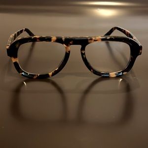 Lowercase X SOP Hustler Aviator Gold Tortoise Rx ready glasses
